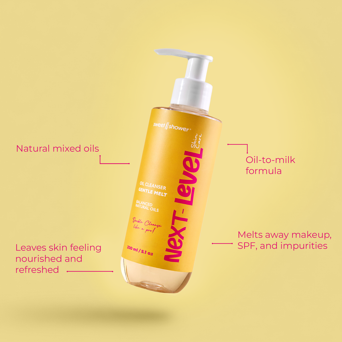 Oil Cleanser, sunscreen & makeup remover. Black & white Head Oil Cleanser, sunscreen & makeup remover. Black & white Head