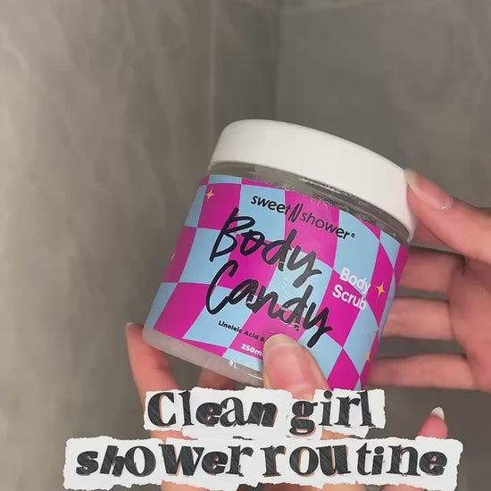 Body scrub, Body Butter, shaving cream colored from sweetnshower